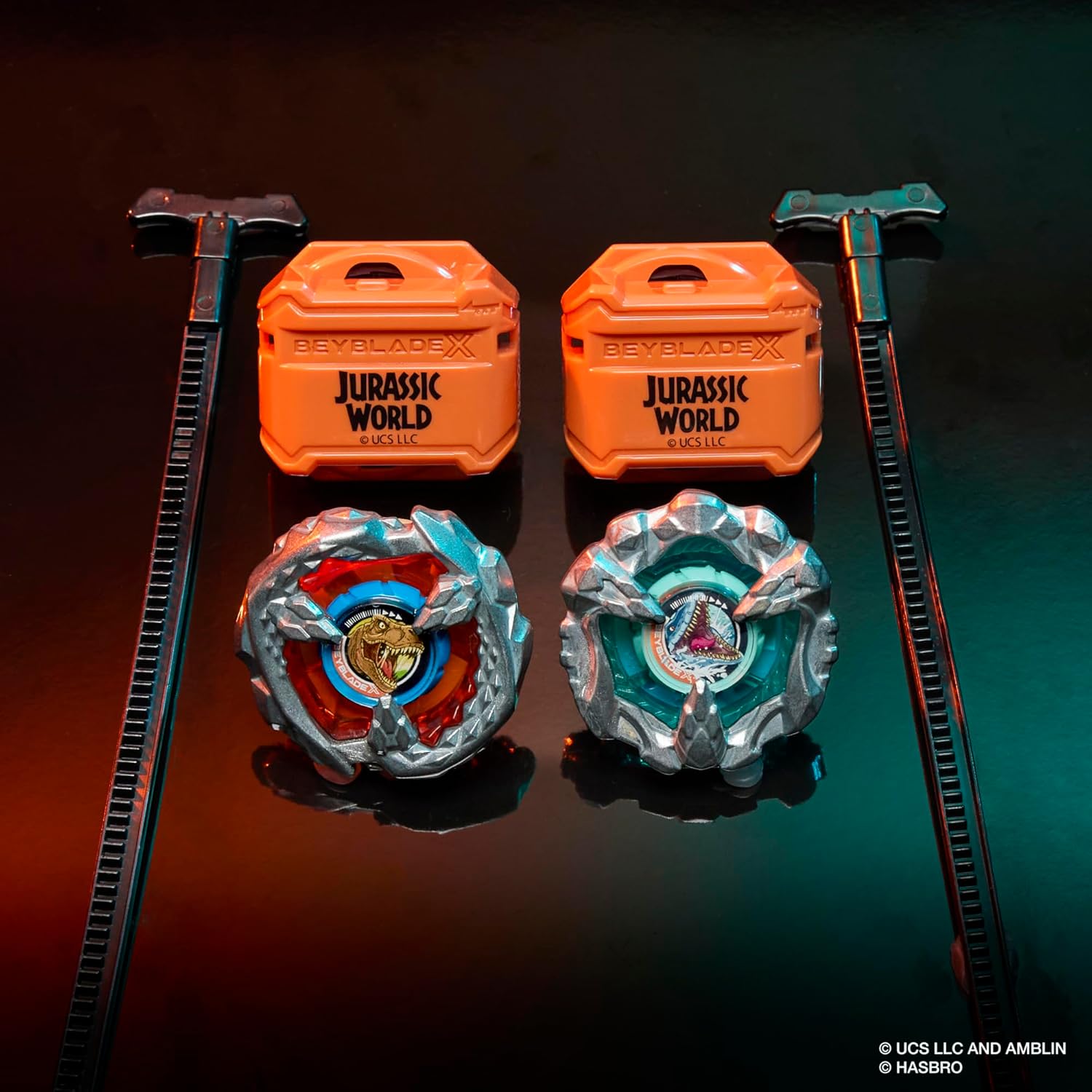 Beyblade X Jurassic World T.Rex vs Mosasaurus 2 Pack