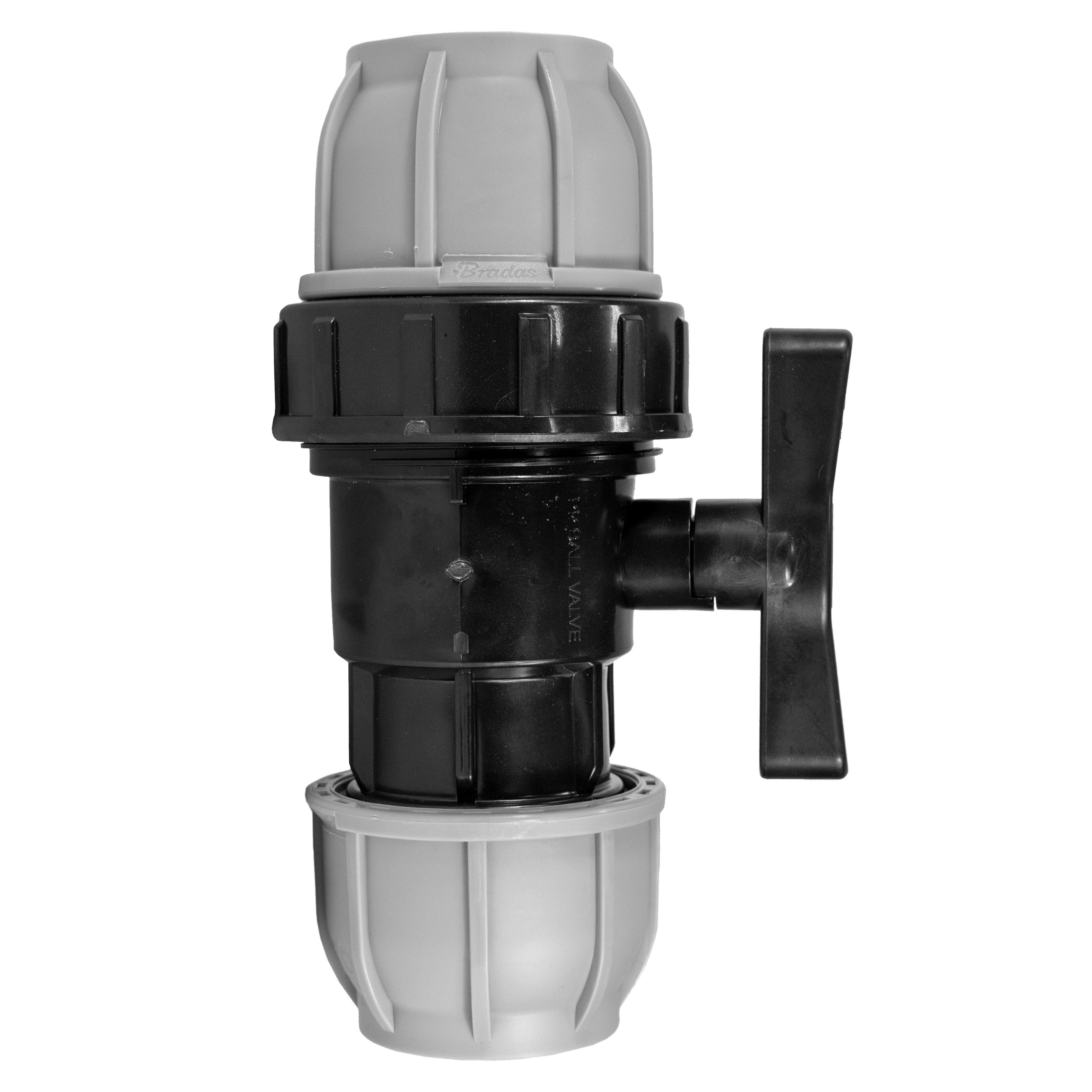 Wall Flange Kit 20mm MDPE - Geka and In Line Valve Water Connector Claw Coupling