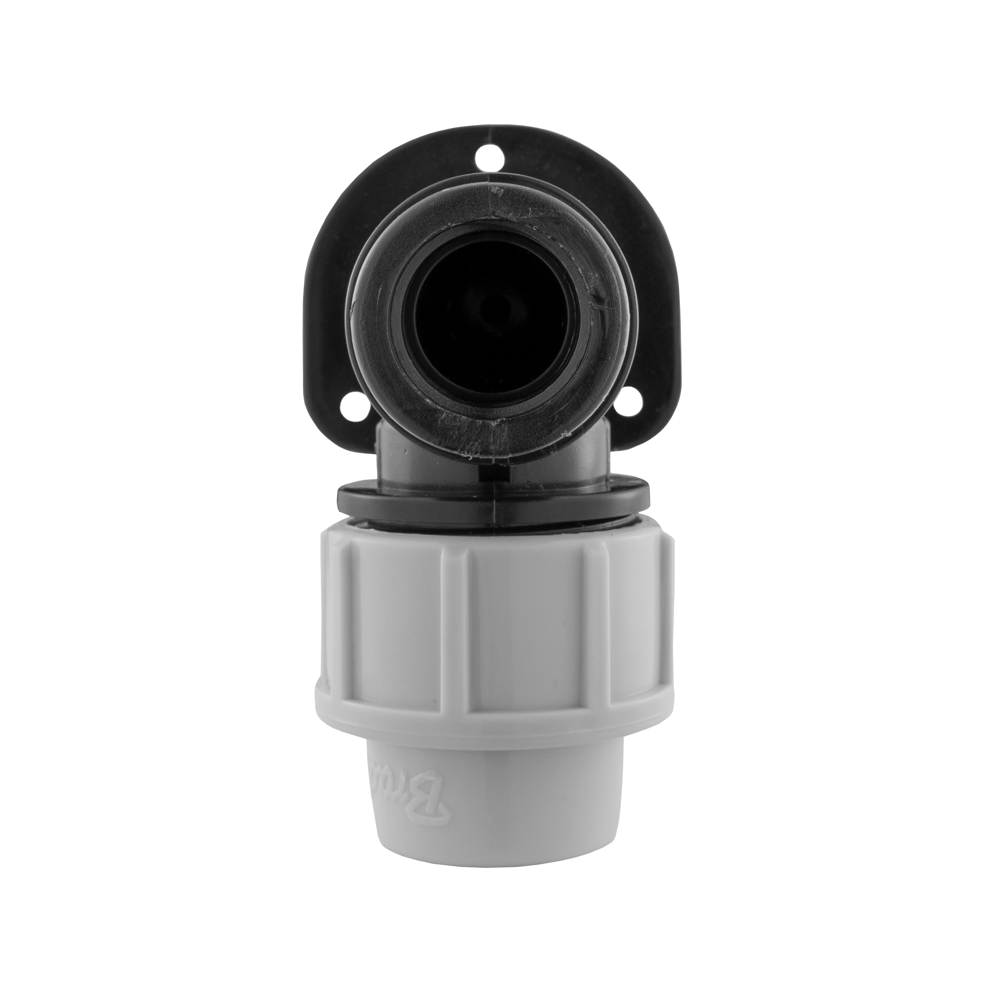 Wall Flange Kit 20mm MDPE - Geka and In Line Valve Water Connector Claw Coupling